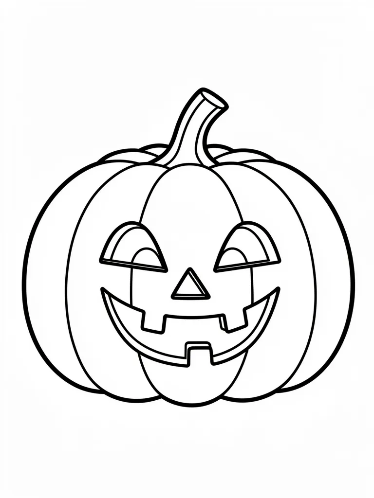 Coloriage citrouille à imprimer
