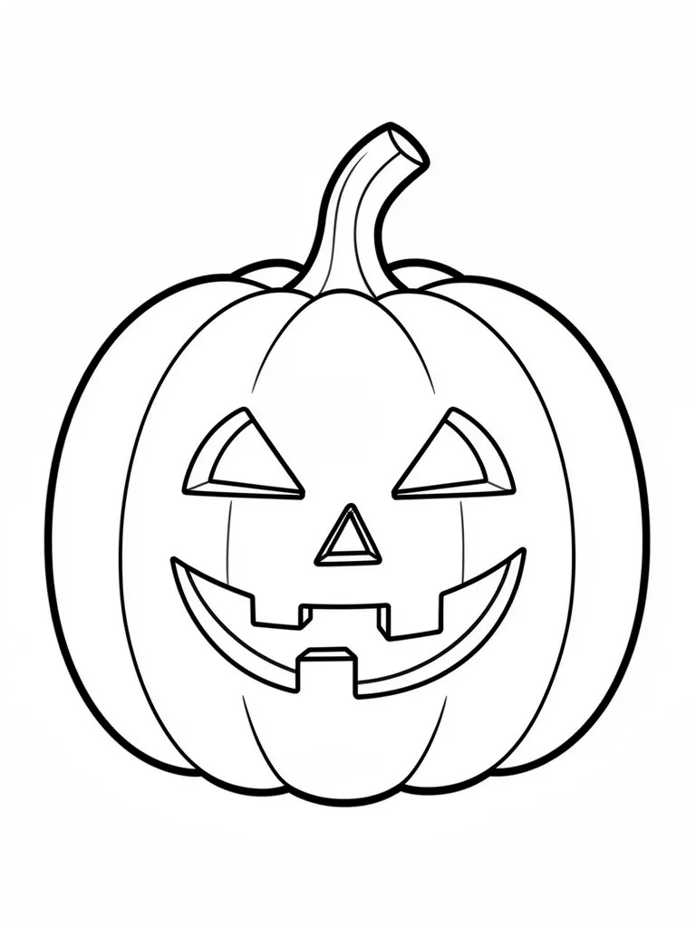 Coloriage citrouille halloween à imprimer