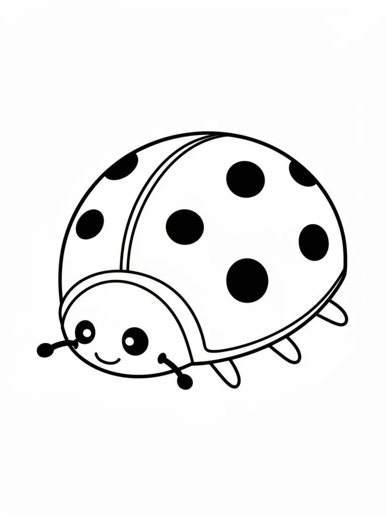 Coloriage coccinelle – coloriage à imprimer gratuit