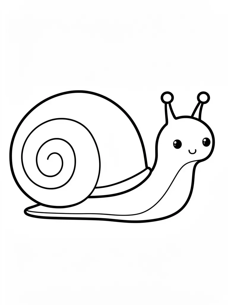 Coloriage escargot – coloriage à imprimer gratuit