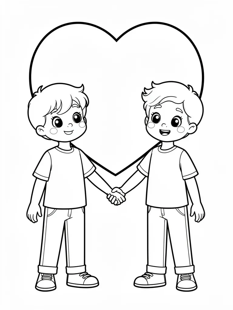 Coloriage gentillesse – coloriage à imprimer gratuit