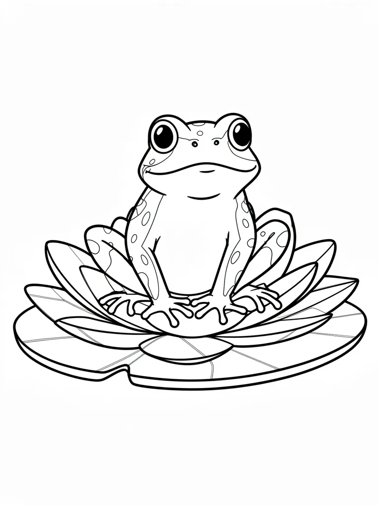 Coloriage grenouille – coloriage à imprimer gratuit