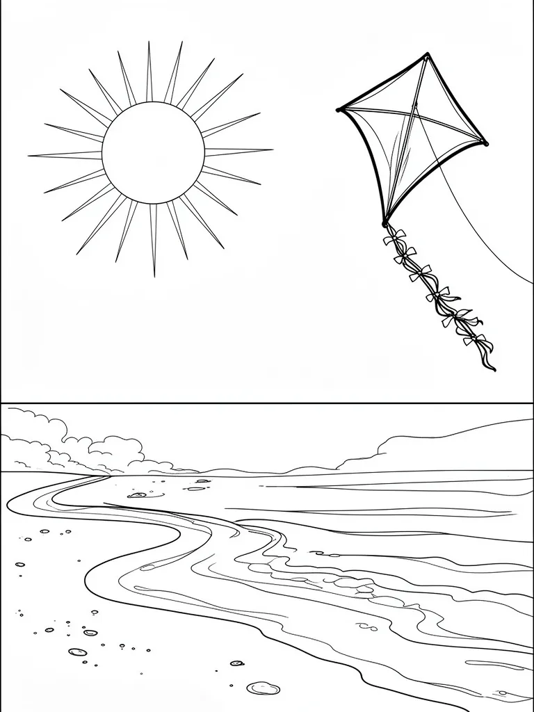 Coloriage gs ete à imprimer