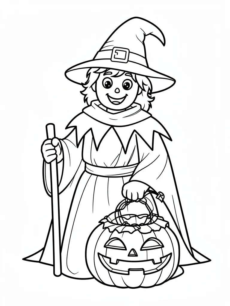 Coloriage halloween adulte à imprimer