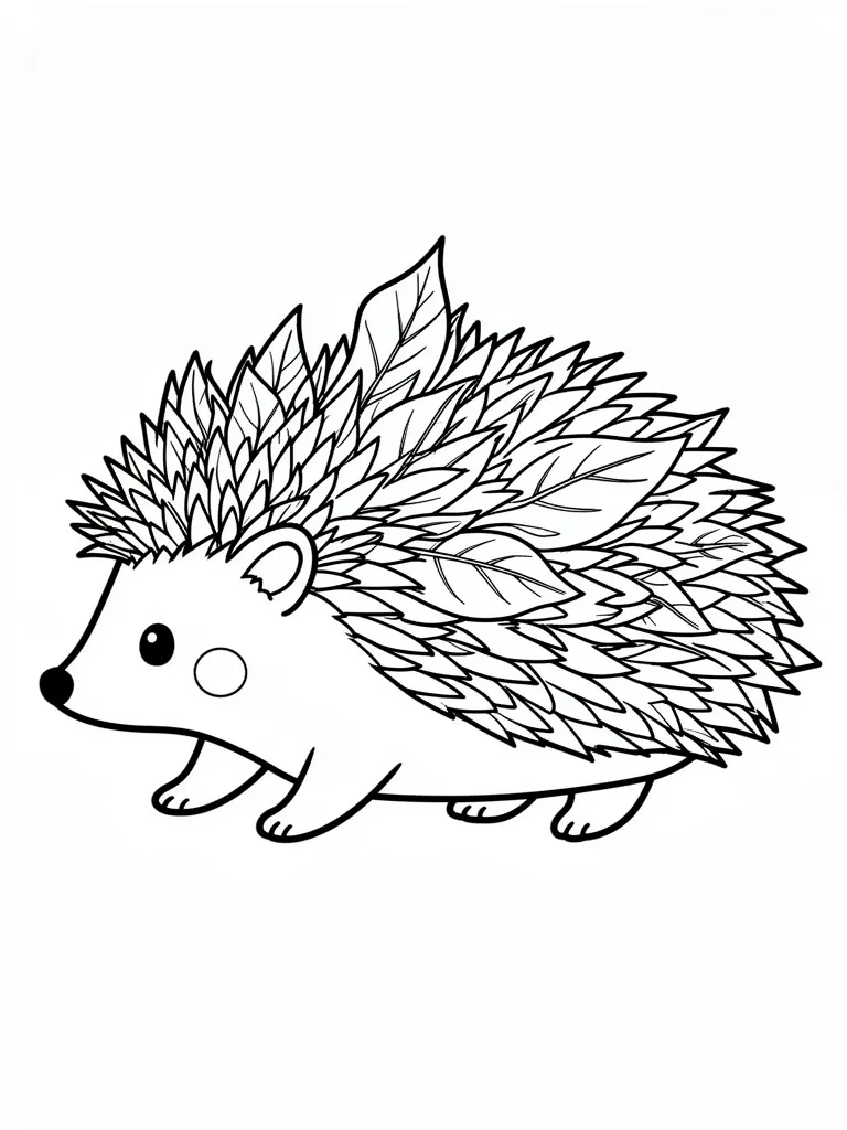 Coloriage herisson – coloriage à imprimer gratuit