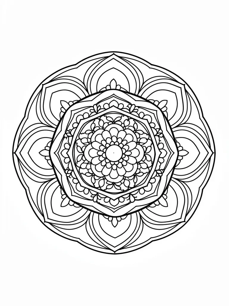 Coloriage mandalas à imprimer