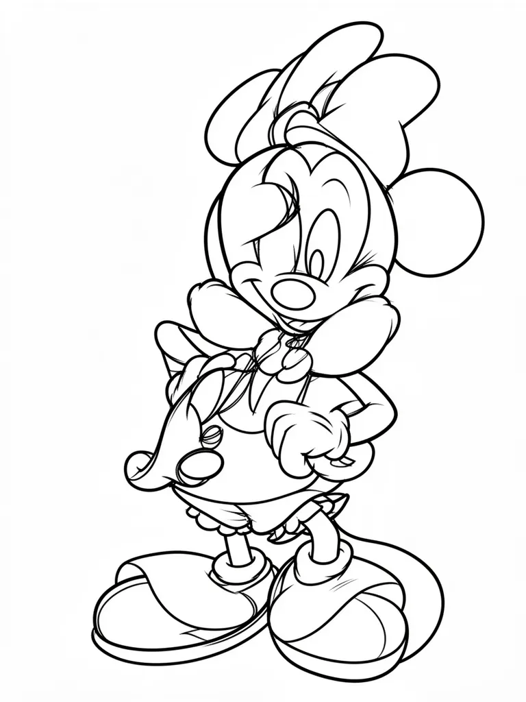 Coloriage mystere disney facile – coloriage à imprimer gratuit