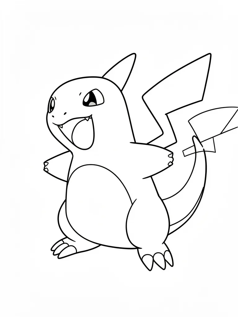 Coloriage mystere pokemon – coloriage à imprimer gratuit