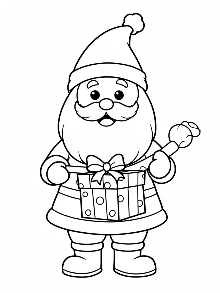 Coloriage noel joyeux à imprimer