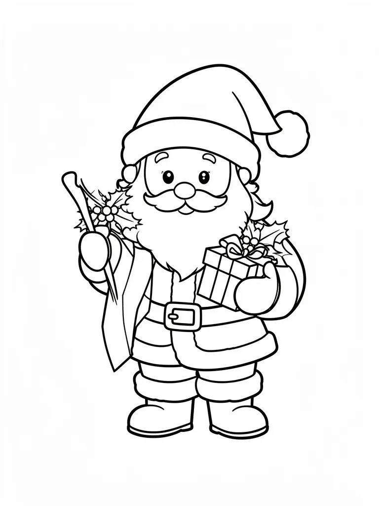 Coloriage noel pour enfants à imprimer