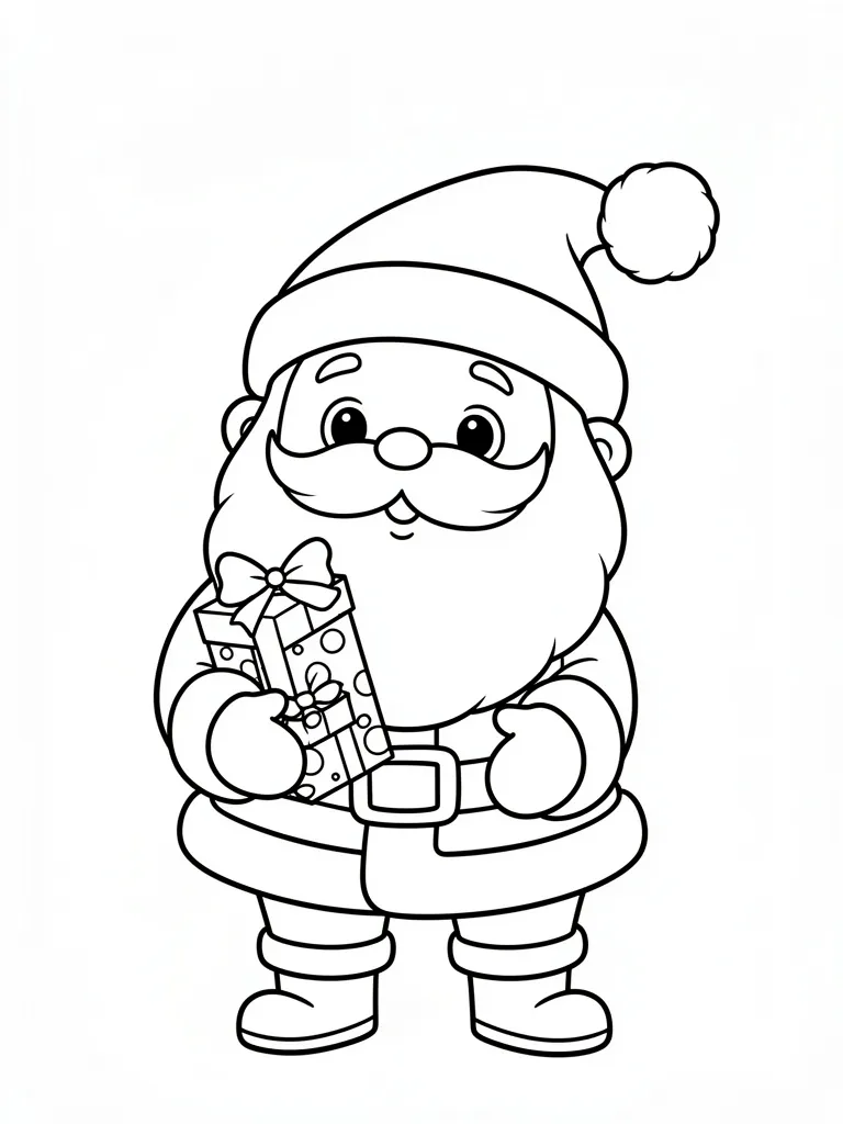 Coloriage noel pour enfants à imprimer