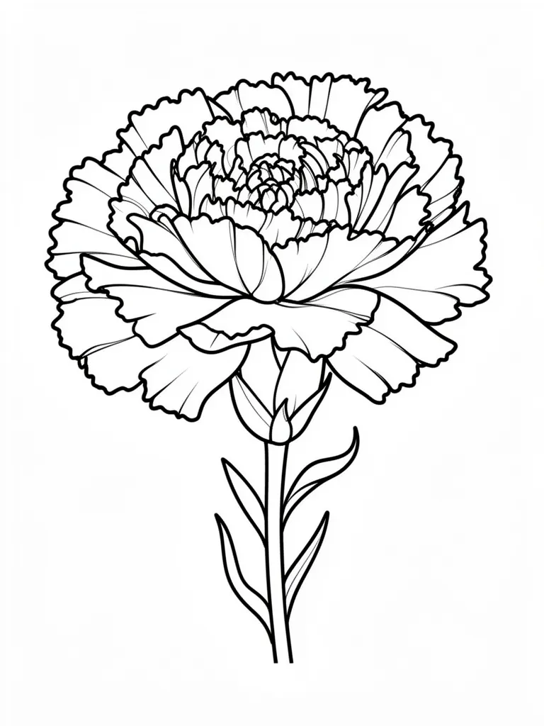Coloriage oeillet – coloriage à imprimer gratuit