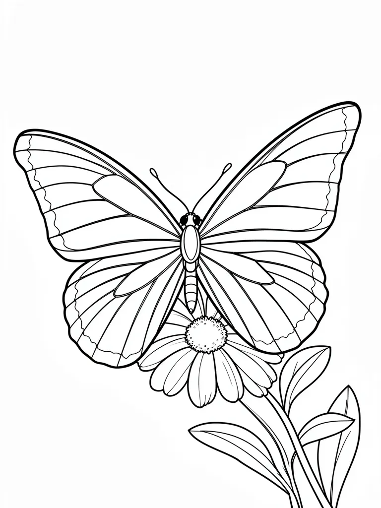 Coloriage papillon – coloriage à imprimer gratuit