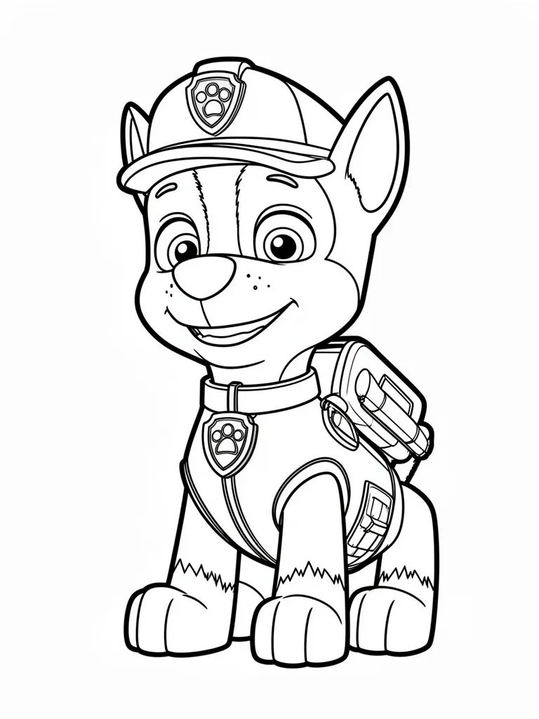 Coloriage pat patrouille pour enfants à imprimer