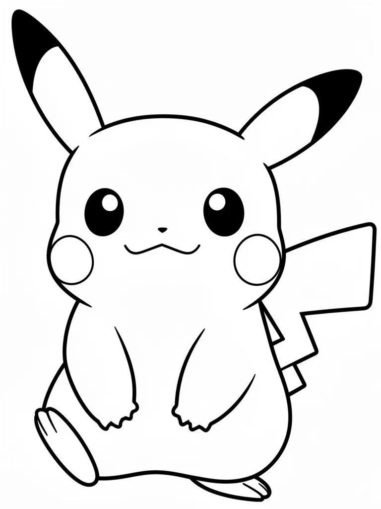 Coloriage pokemon kawaii – coloriage à imprimer gratuit