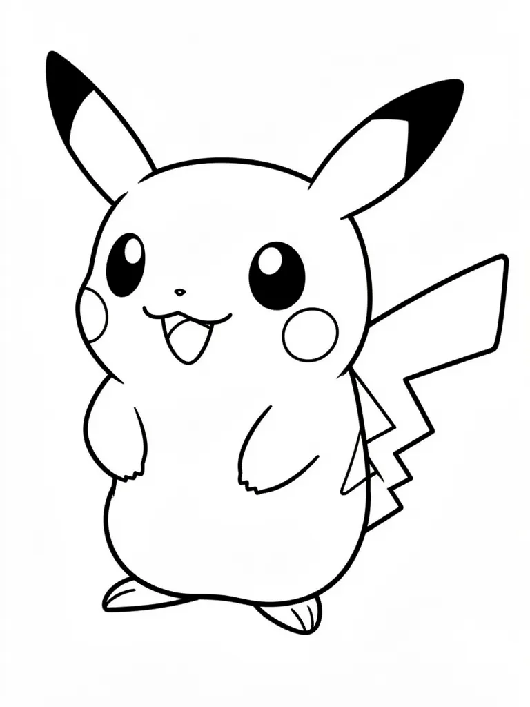 Coloriage pokemon mignon – coloriage à imprimer gratuit
