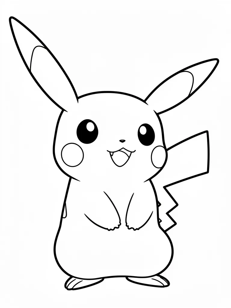 Coloriage pokemon mignon à imprimer