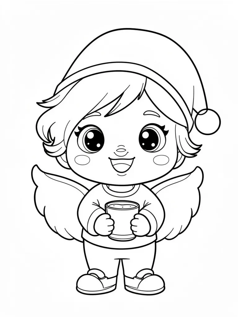 Coloriage pour adulte mignon à imprimer