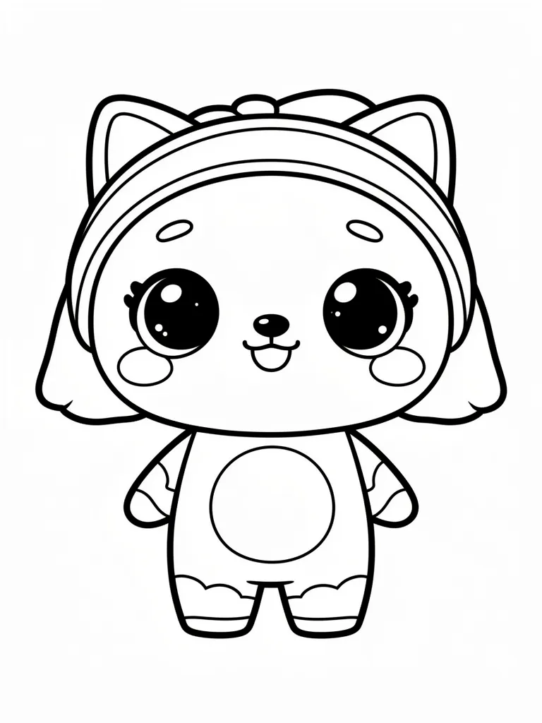 Coloriage s kawaii détaillé à imprimer