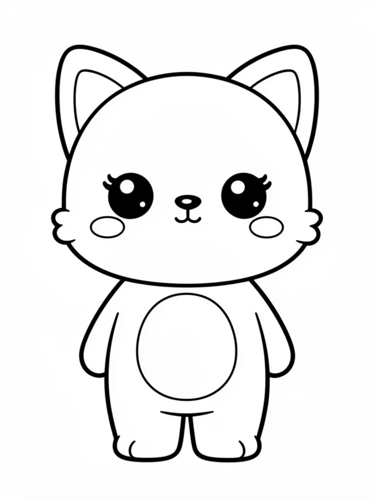 Coloriage s kawaii kawaii à imprimer