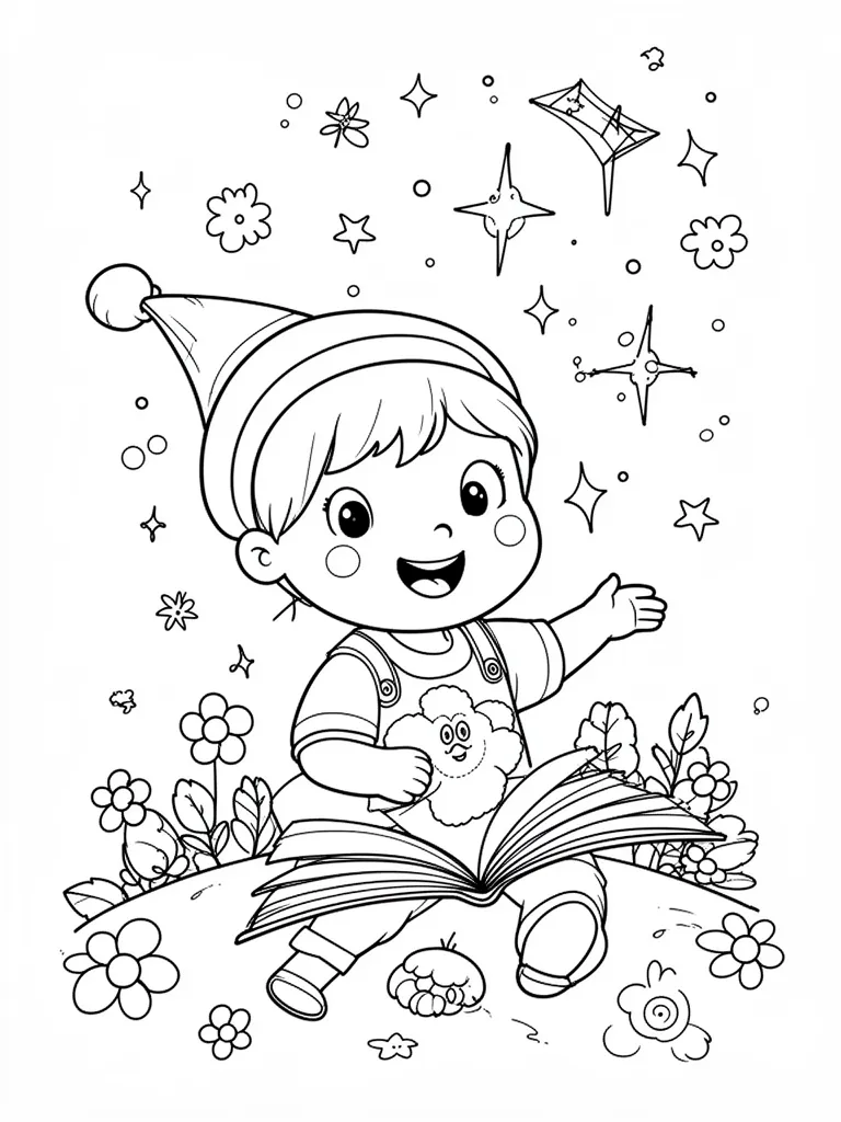 Coloriage s magiques joyeux à imprimer