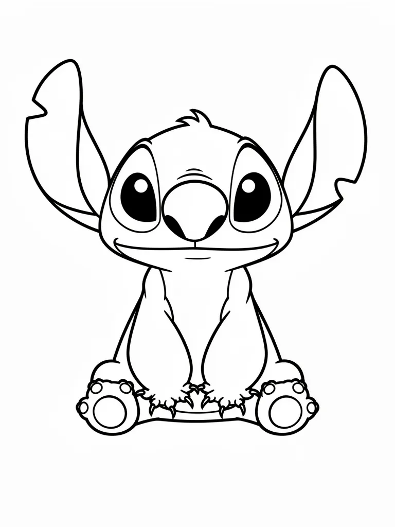 Coloriage stitch à imprimer – coloriage à imprimer gratuit