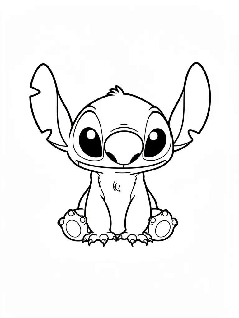 Coloriage stitch à imprimer à imprimer