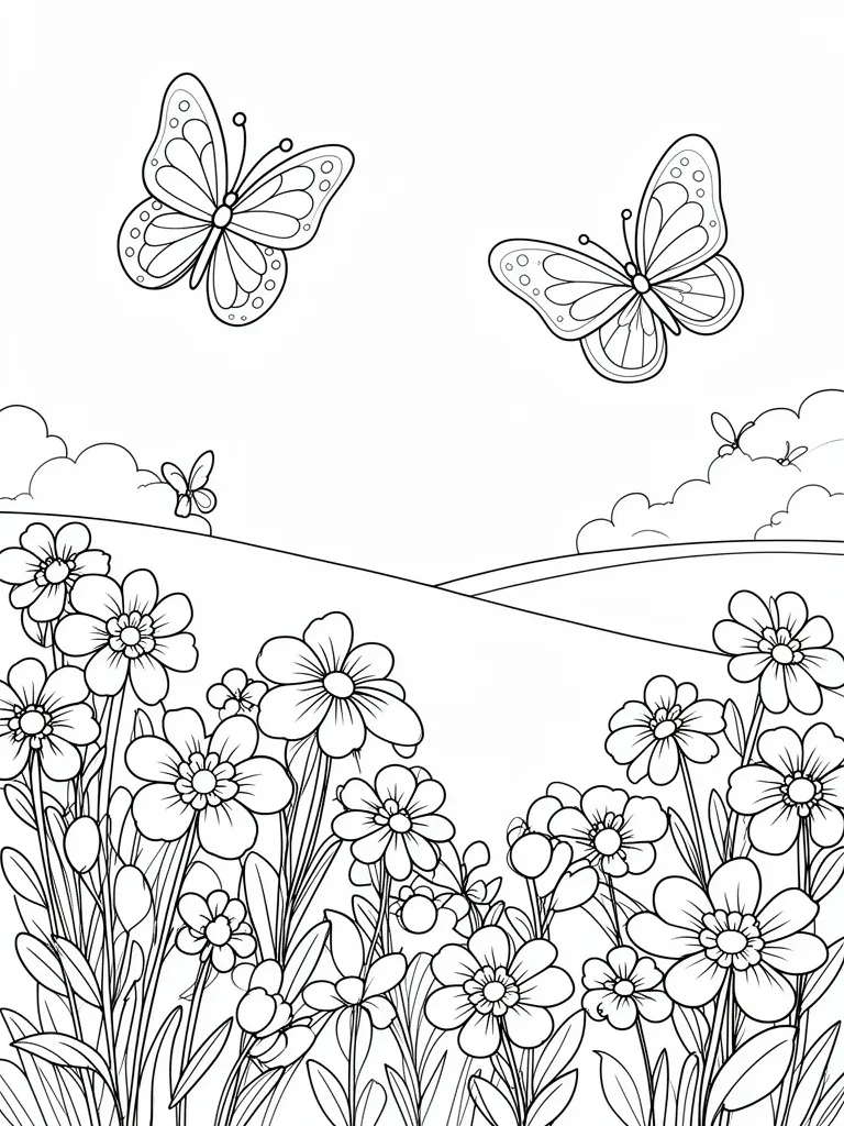 Coloriage theme printemps – coloriage à imprimer gratuit