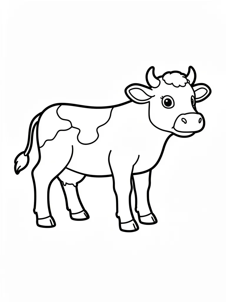 Coloriage Vache bébé – coloriage à imprimer gratuit