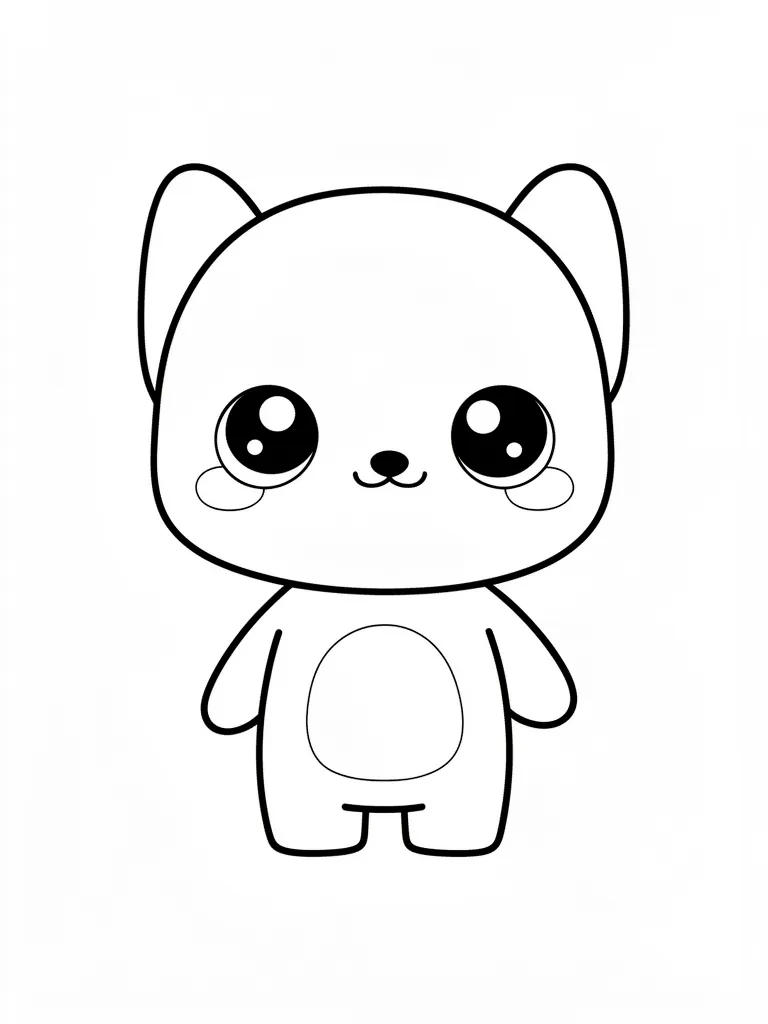 Coloriage Coloriages kawaii à imprimer