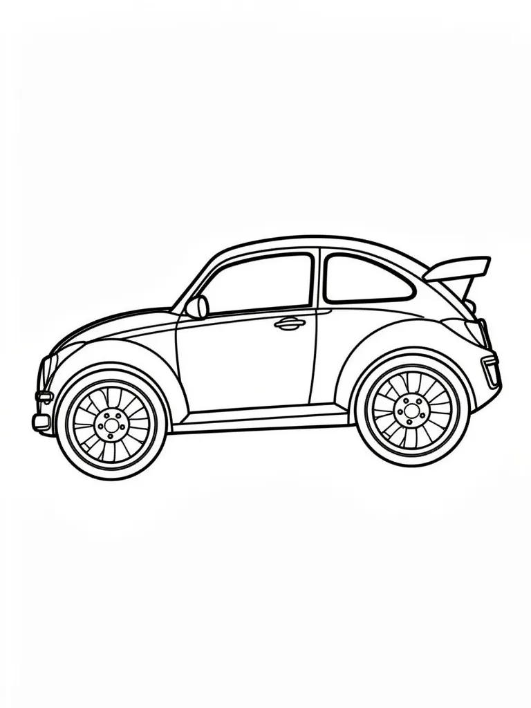Coloriage Dessin voitures à imprimer